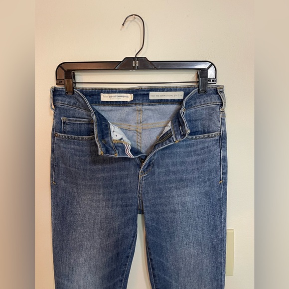 Pilcro and The Letterpress High Rise Denim Leggings Stretch Jean Denim Sz 29. - Picture 16 of 17